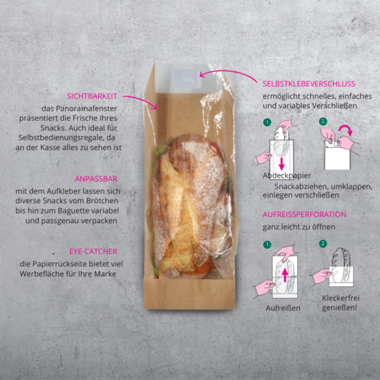 Snack Bag Pano Razor PET - Snack Range von WEBER Verpackungen