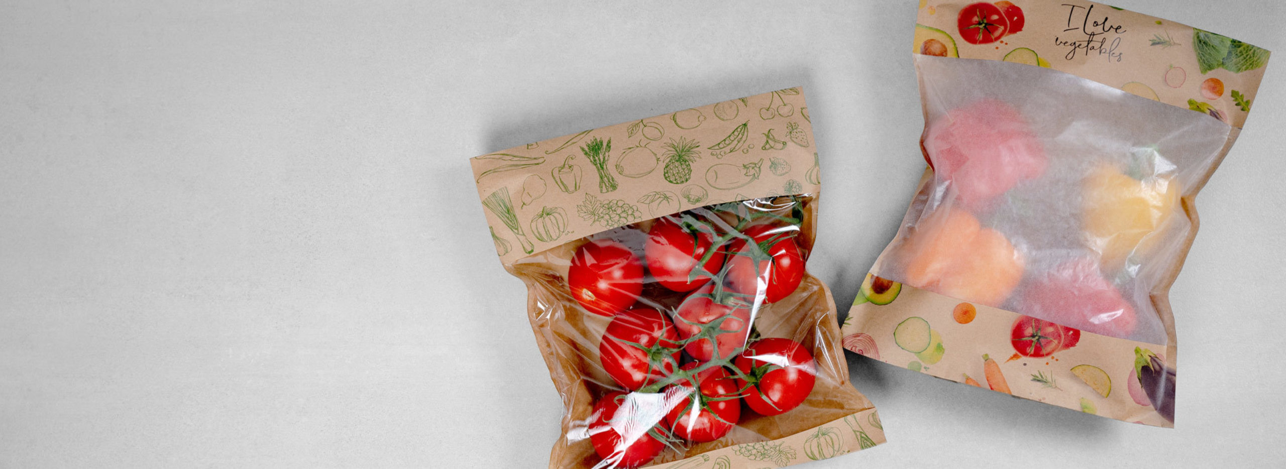 Verpackung für Obst und Gemüse