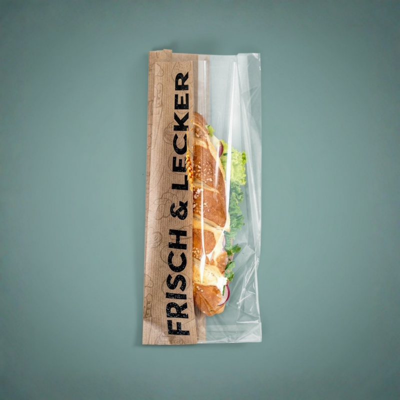 Side gusset & Strip window bags
